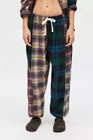 Out From Under Spliced Check Flannel Jogger Sweatpant