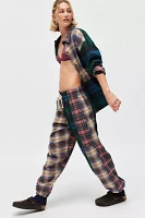 Out From Under Spliced Check Flannel Jogger Sweatpant