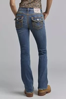 True Religion Mid-Rise Flap Bootcut Jean