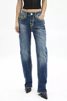 True Religion Ricky Super QT Lurex Relaxed Jean