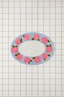 Paige Rose Oval Bath Mat