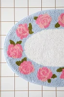 Paige Rose Oval Bath Mat