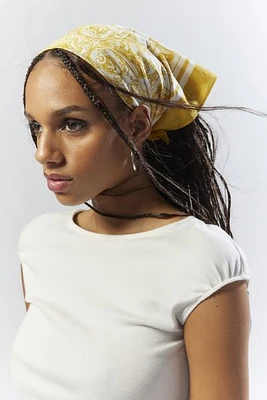 Mustard Printed Bandana