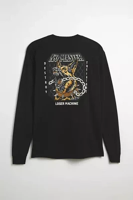 Loser Machine No Master Long Sleeve Graphic Tee