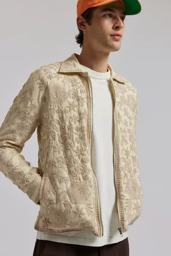 Raga Man Swapnil Embroidered Zip Front Jacket