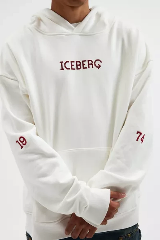 ICEBERG Classic Logo Oversized Hoodie Sweatshirt