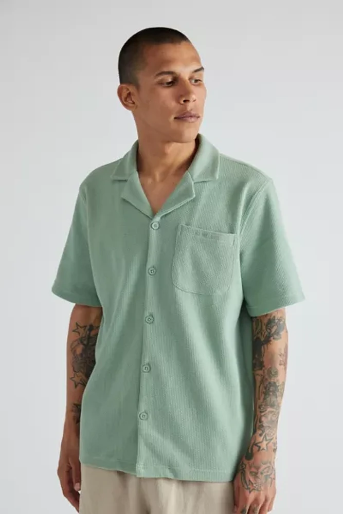 Kuwalla Tee Ribbed Cotton Short Sleeve Yacht Shirt