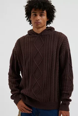 Kuwalla Tee Cable Knit Hooded Sweater