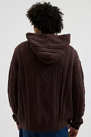 Kuwalla Tee Cable Knit Hooded Sweater