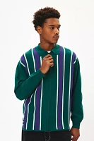 Manastash MCA Stripe Zip Polo Collar Sweater