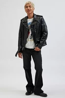 Schott NYC Leather Moto Jacket