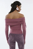 Silence + Noise Adrienne Off-The-Shoulder Top