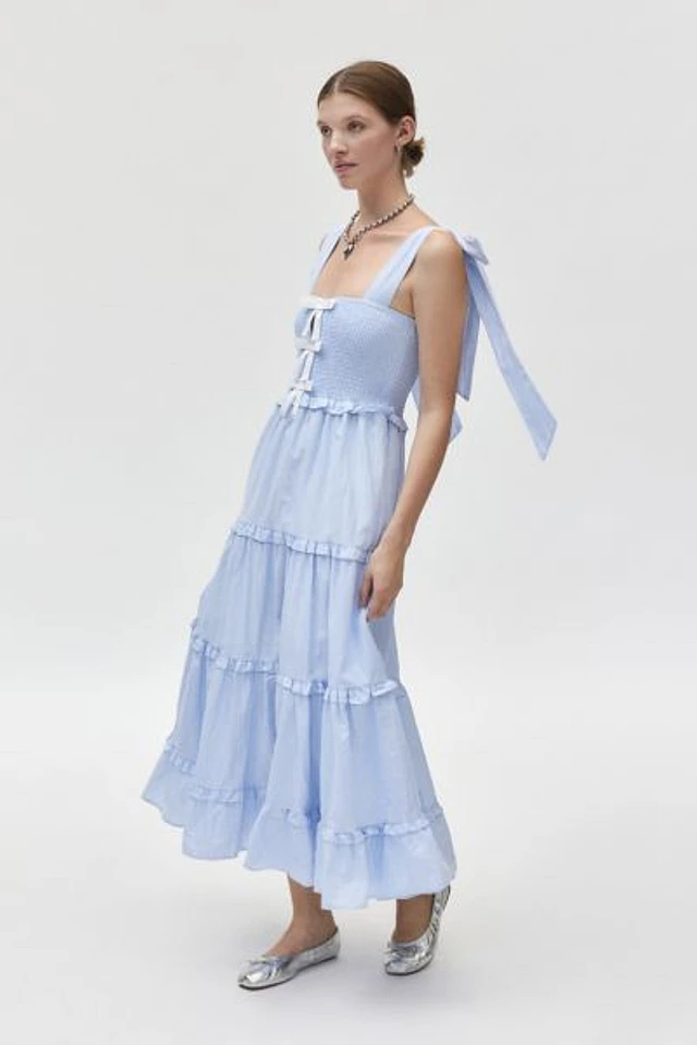 sky blue slip dress Sheer Sky Blue Slip Dress (S)  Shops Silver