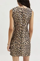 Ghospell Patty Leopard Mini Dress