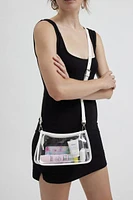 Silence + Noise Kez Clear Baguette Bag