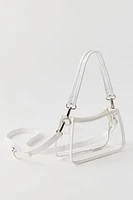 Silence + Noise Kez Clear Baguette Bag