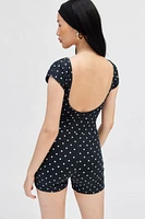 Motel Meredith Open Back Playsuit