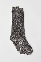 Marled Slouch Sock