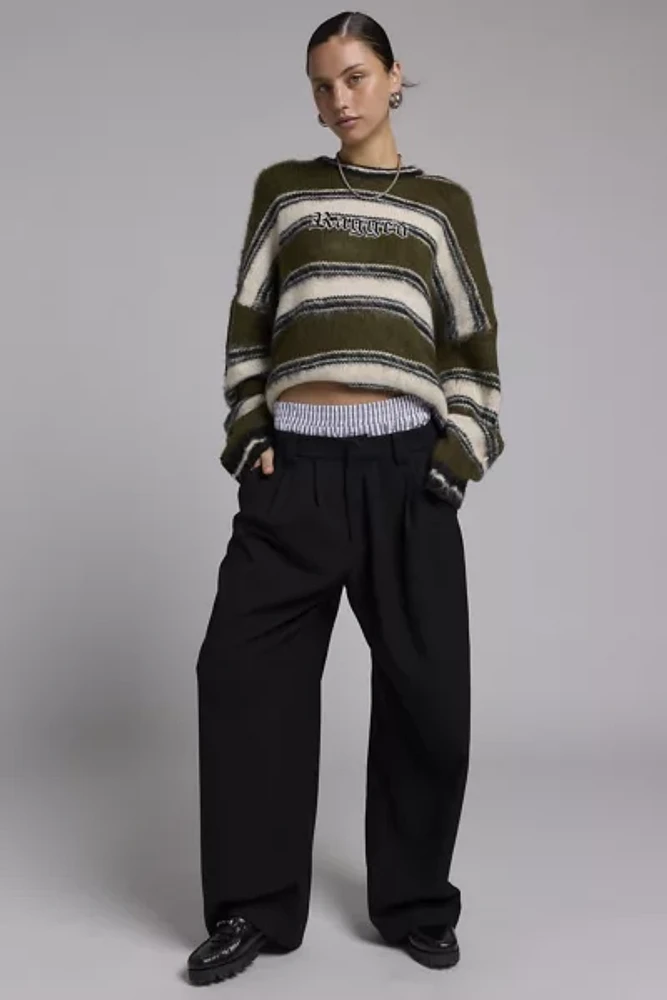 The Ragged Priest Brushed Striped Sweater