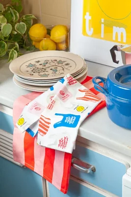 DOIY Corner Shop Tea Towel Set