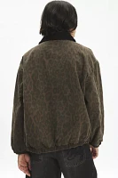 BDG Dex Leopard Bomber Jacket