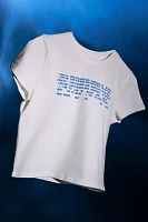 Billie Eilish UO Exclusive I'm So Blue Baby Tee