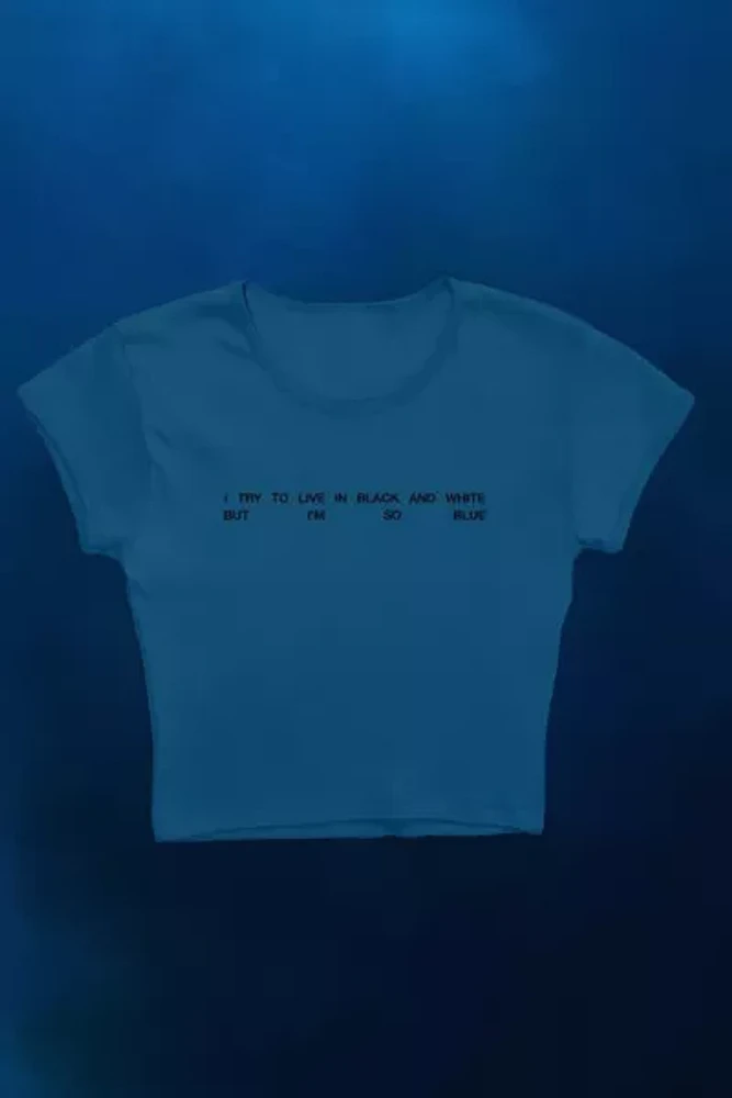 Billie Eilish UO Exclusive Lyric Baby Tee