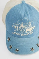Coney Island Picnic Malibu Ranch Denim Trucker Hat
