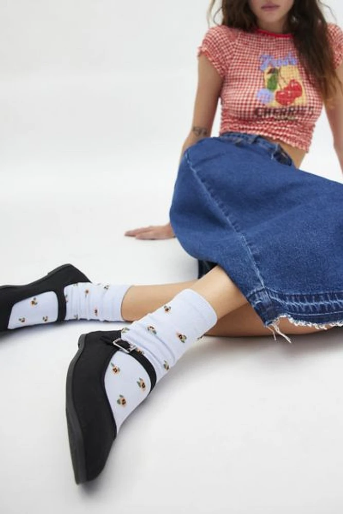 BAGGU Rosette Crew Sock