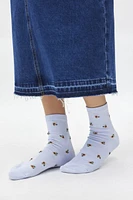 BAGGU Rosette Crew Sock