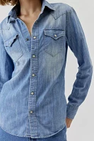 Urban Renewal Vintage Western Snap Chambray Shirt