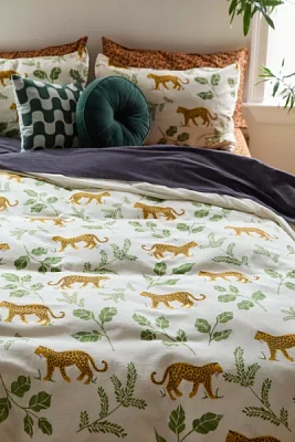 Prowling Leopard Duvet Cover