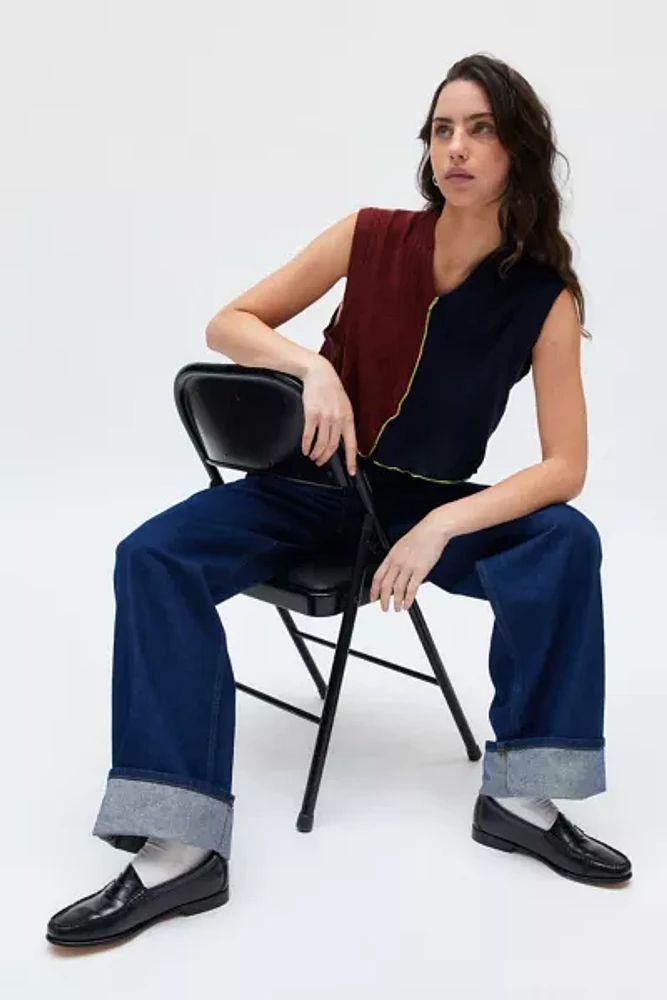 Urban Renewal Remade Spliced Sweater Vest