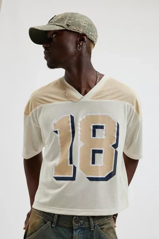 Mesh Football Jersey V-Neck Tee