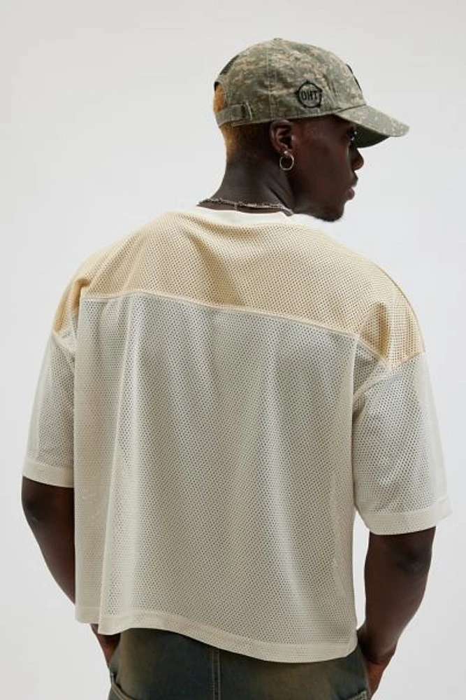 Mesh Football Jersey V-Neck Tee