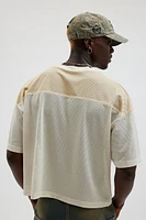 Mesh Football Jersey V-Neck Tee