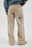 BDG Nitro Spider Embroidered Baggy Fit Jean