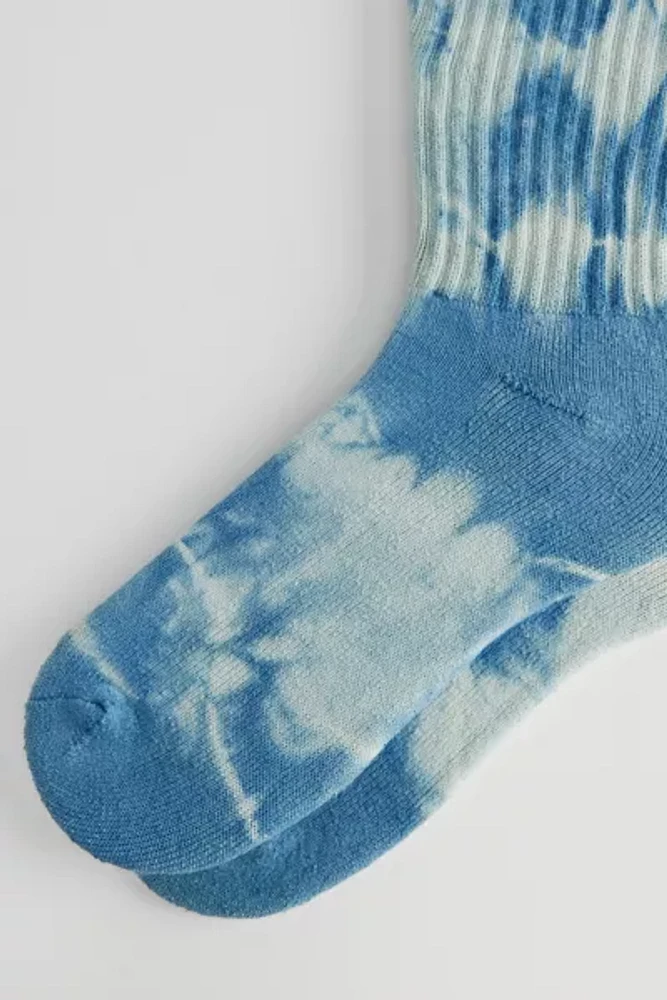 American Trench Indigo Dyed Retro Crew Sock