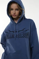 Willie Nelson Outlaw Graphic Hoodie Sweatshirt