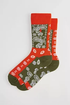 Polo Ralph Lauren Red Rocks Paisley Slack Sock