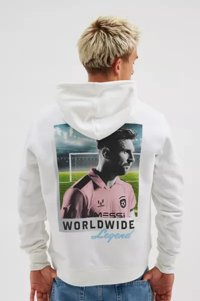 Messi Worldwide Graphic Hoodie Sweatshirt