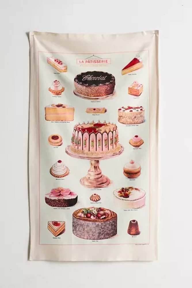 Cavallini Papers Food Specimen Reference Tapestry