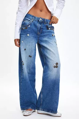 BDG Jaya Embellished Baggy Boyfriend Jean