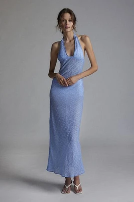 Lioness Carrie Sheer Halter Midi Dress