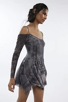 Silence + Noise Hayden Cold Shoulder Mini Dress