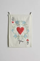 Queen Of Hearts Embroidered Tapestry