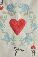 Queen Of Hearts Embroidered Tapestry