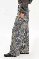 Jaded London Colossus Low Rise Camo Print Jean