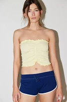 Out From Under Honey Pinch-Front Seamless Tube Top