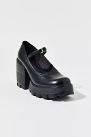 Charles & Keith Buckled Platform Mary Jane Heel